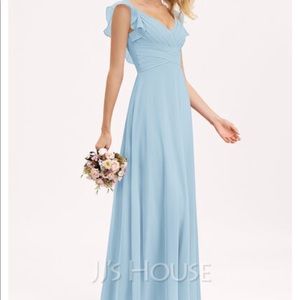 JJ’s House Sky Blue Bridesmaids Dress